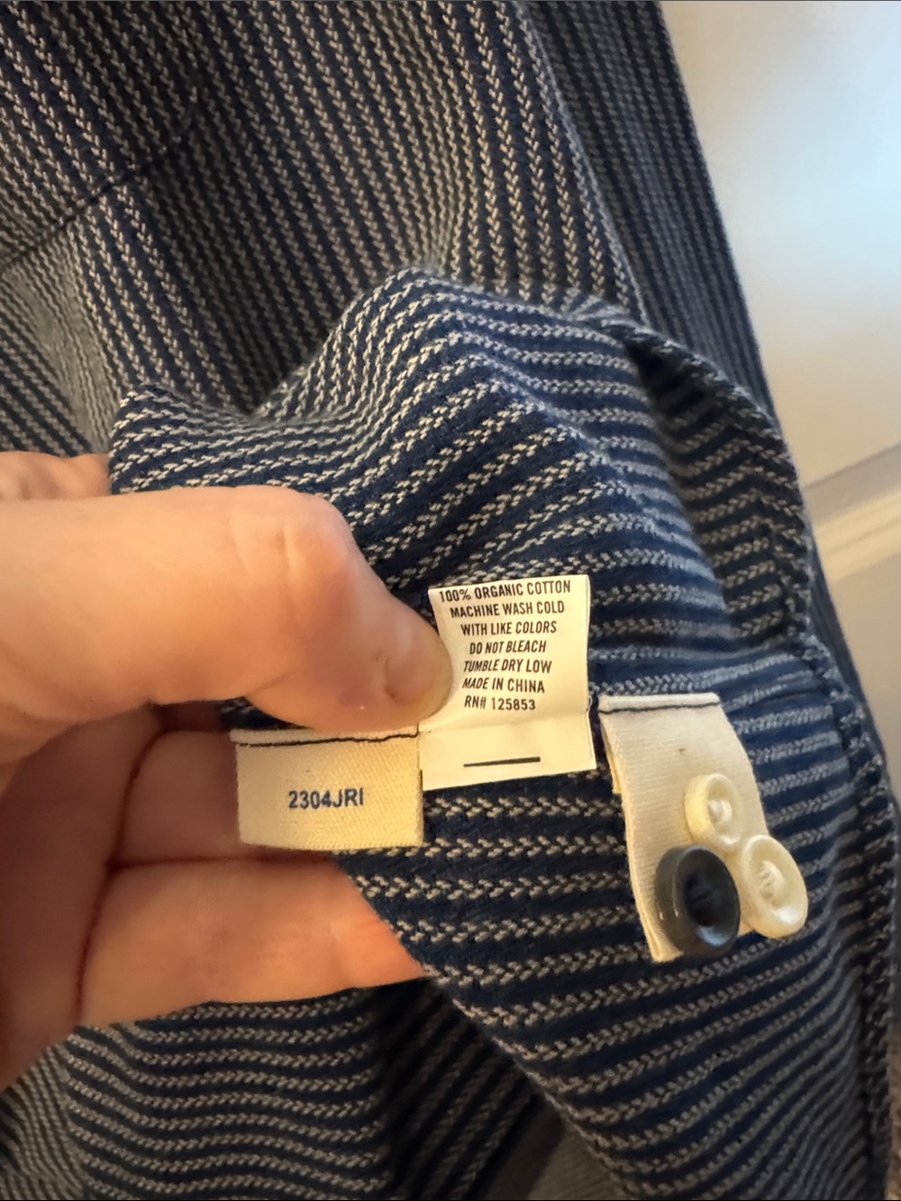 NWT Taylor Stitch Roped Indigo The Jack Shirt Size 44 (XL) - Picture 15 of 16